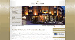 Desktop Screenshot of kranzparkhotel.de